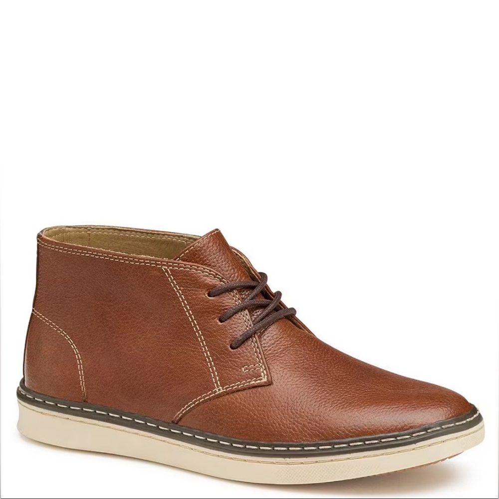 Johnston & Murphy Leather Chukkas